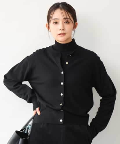 FKSAG56160 MK MICHEL KLEIN [ウール100/洗える]SUPER FINE WOOLベーシックカーディガン