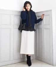 FKSBD50160 MK MICHEL KLEIN(MK ミッシェルクラン) ヘアリーニットカーディガン/洗える ピンク