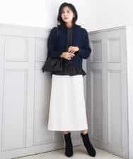 FKSBD50160 MK MICHEL KLEIN(MK ミッシェルクラン) ヘアリーニットカーディガン/洗える ピンク