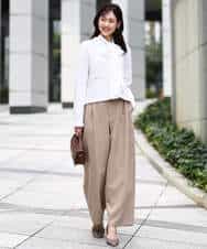 FKSDD10190 MK MICHEL KLEIN(MK ミッシェルクラン) ニットツィードジャケット/洗える ネイビー