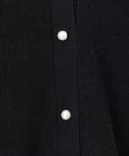 FKSDD60170 MK MICHEL KLEIN(MK ミッシェルクラン) ペプラムデザインVネックニットカーディガン/洗える ラベンダー