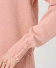 FKSDD61140 MK MICHEL KLEIN(MK ミッシェルクラン) キラキラ ラメニットカーディガン/洗える サーモンオレンジ