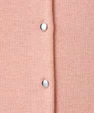 FKSDD61140 MK MICHEL KLEIN(MK ミッシェルクラン) キラキラ ラメニットカーディガン/洗える サーモンオレンジ