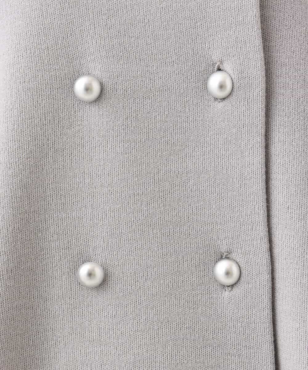 FKSDG65180 MK MICHEL KLEIN(MK ミッシェルクラン) [洗える]スムース編みコンパクトニットジャケット ネイビー