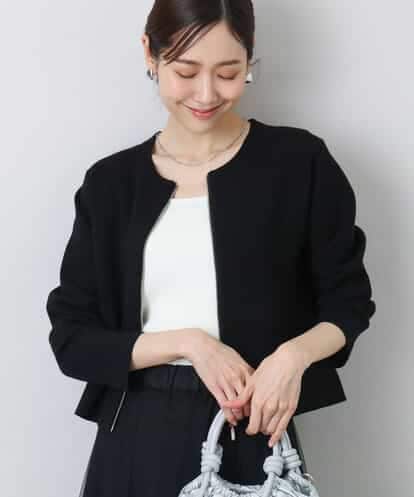 FKSFA20180  ジップアップニットブルゾン/洗える