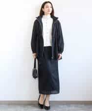 FKSGD20160 MK MICHEL KLEIN(MK ミッシェルクラン) 綿混ニットカーディガン/洗える ブルーグレー