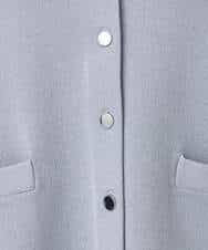 FKSGD20160 MK MICHEL KLEIN(MK ミッシェルクラン) 綿混ニットカーディガン/洗える ブルーグレー