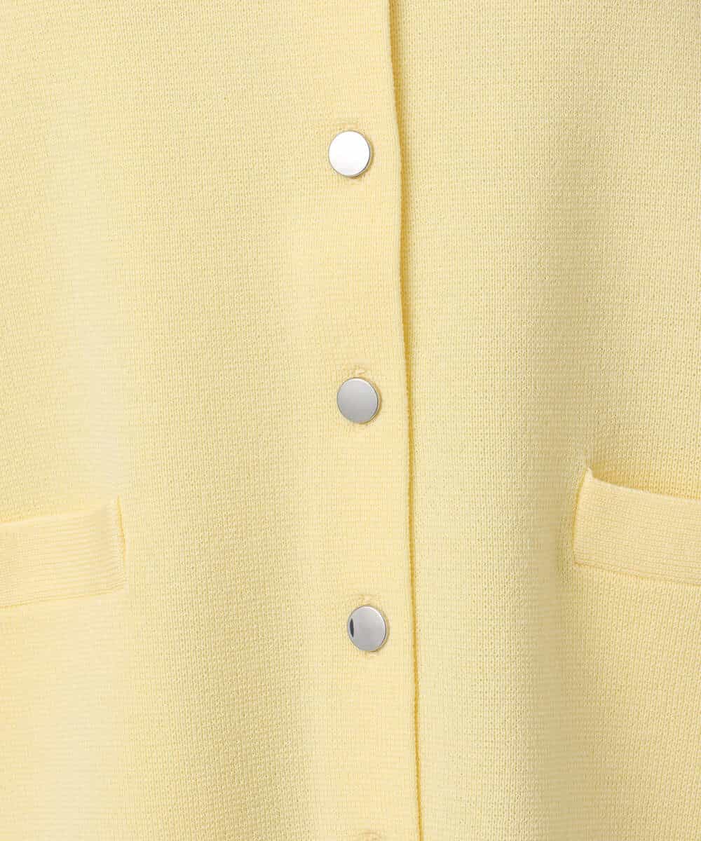 FKSGD20160 MK MICHEL KLEIN(MK ミッシェルクラン) 綿混ニットカーディガン/洗える ブルーグレー