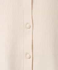 FKSGD31150 MK MICHEL KLEIN(MK ミッシェルクラン) 衿付きニットプルオーバー/洗える ライトブルー