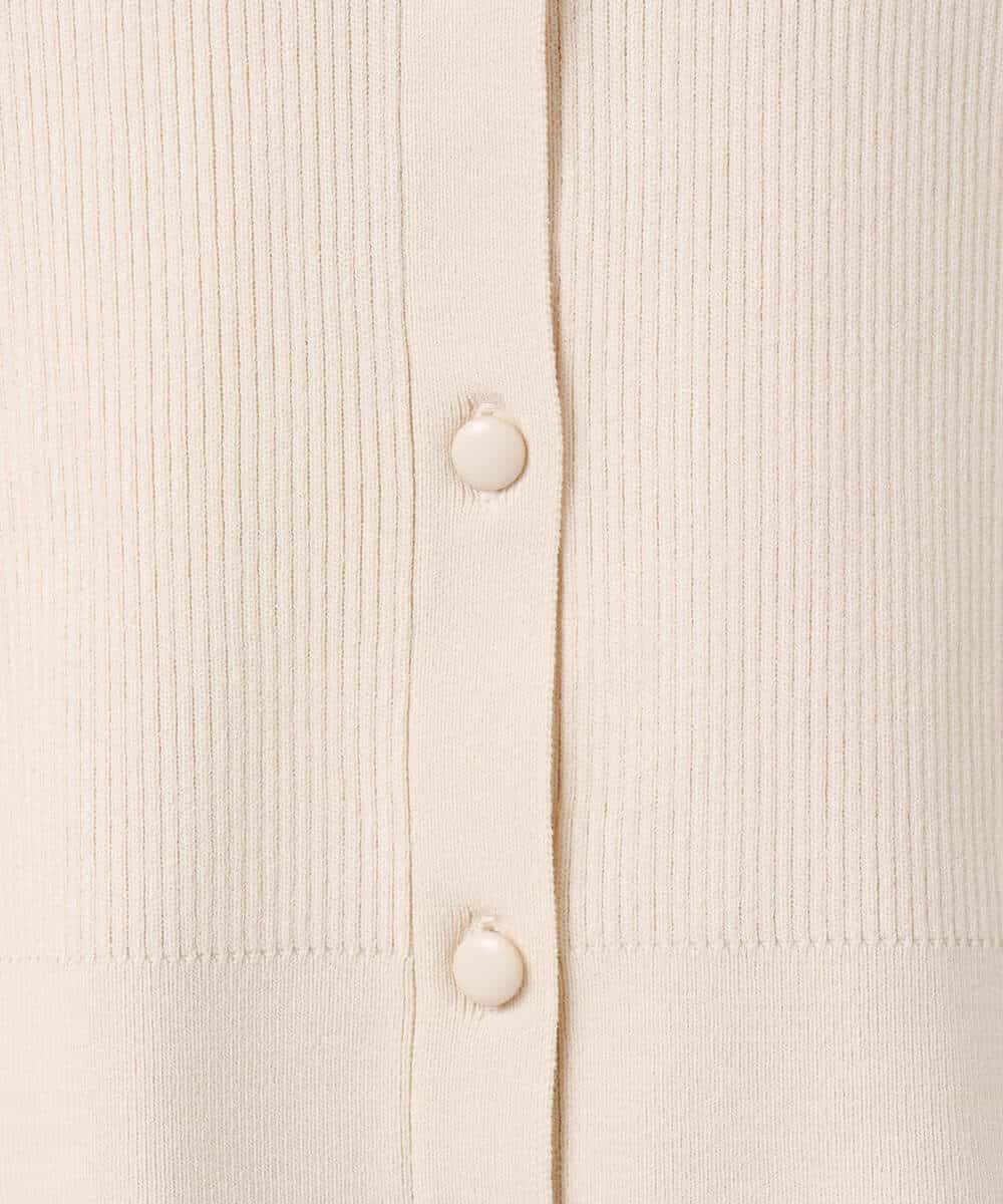 FKSGD31150 MK MICHEL KLEIN(MK ミッシェルクラン) 衿付きニットプルオーバー/洗える ライトブルー