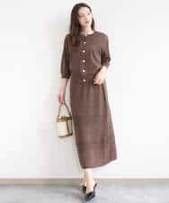 FKSGD32150 MK MICHEL KLEIN(MK ミッシェルクラン) アイレット編みニット/前後2way/洗える ピンク