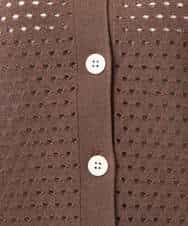 FKSGD32150 MK MICHEL KLEIN(MK ミッシェルクラン) アイレット編みニット/前後2way/洗える ピンク