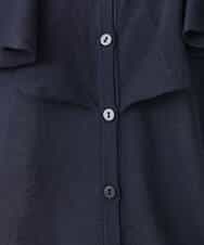 FKSGD41160 MK MICHEL KLEIN(MK ミッシェルクラン) ラッフルフリルデザインカーディガン/接触冷感/UVカット/洗える イエロー