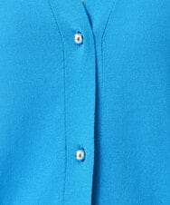 FKSGD42150 MK MICHEL KLEIN(MK ミッシェルクラン) [UVカット/接触冷感/洗える]キーネックカーディガン ブルー