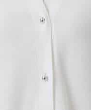 FKSGD42150 MK MICHEL KLEIN(MK ミッシェルクラン) キーネックカーディガン/接触冷感/UVカット/洗える ブルー