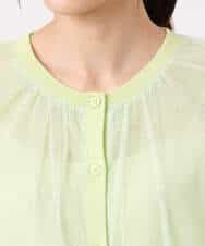 FKSGD50160 MK MICHEL KLEIN(MK ミッシェルクラン) [洗える]チュールシアーニットカーディガン ライムグリーン