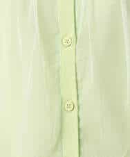 FKSGD50160 MK MICHEL KLEIN(MK ミッシェルクラン) [洗える]チュールシアーニットカーディガン ライムグリーン