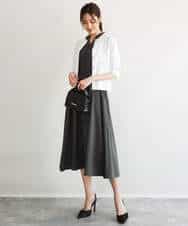 FKSGD53140 MK MICHEL KLEIN(MK ミッシェルクラン) [UVカット/接触冷感/洗える]コンパクトニットカーディガン ブラウン