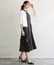 FKSGD53140 MK MICHEL KLEIN(MK ミッシェルクラン) [UVカット/接触冷感/洗える]コンパクトニットカーディガン ブラウン