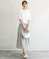 FKSGD53140 MK MICHEL KLEIN(MK ミッシェルクラン) [UVカット/接触冷感/洗える]コンパクトニットカーディガン ブラウン