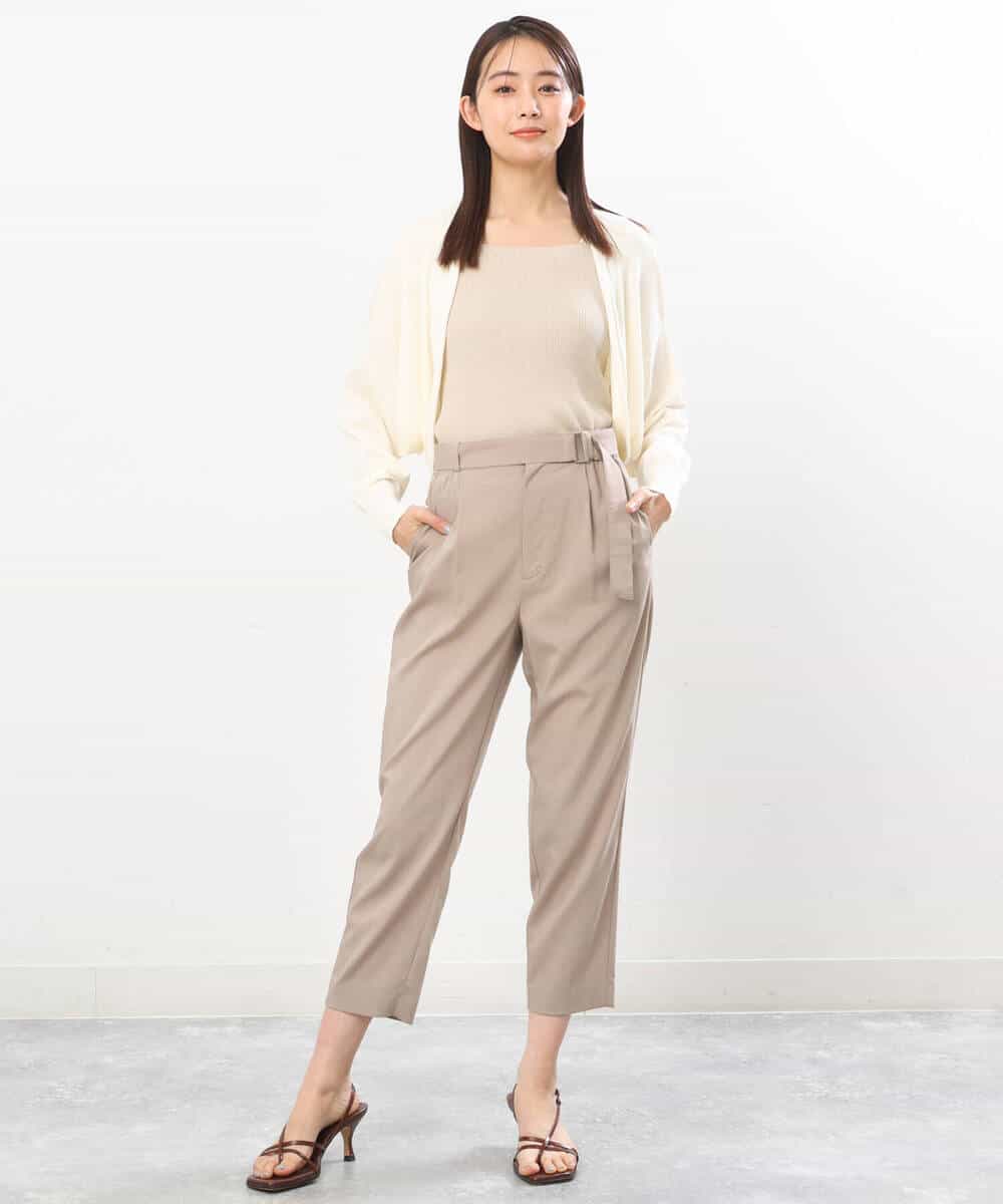 FKSGS06130 MK MICHEL KLEIN(MK ミッシェルクラン) ボレロニットカーディガン/洗える ベージュ