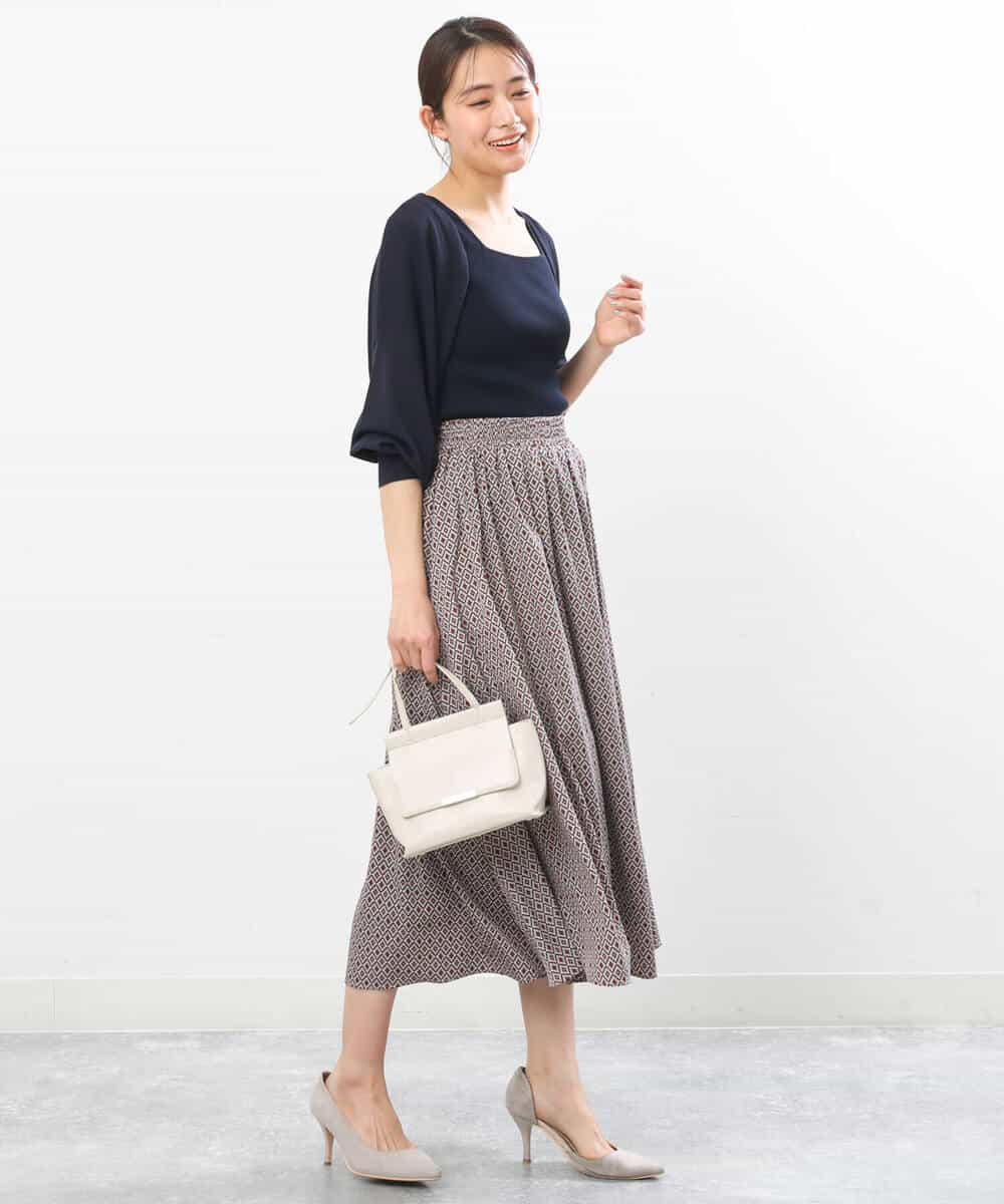 FKSGS06130 MK MICHEL KLEIN(MK ミッシェルクラン) ボレロニットカーディガン/洗える ベージュ