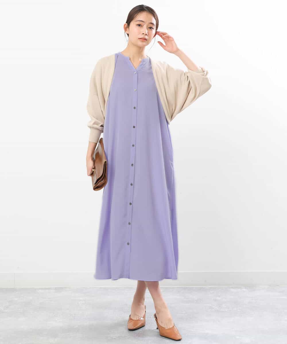 FKSGS06130 MK MICHEL KLEIN(MK ミッシェルクラン) ボレロニットカーディガン/洗える ベージュ