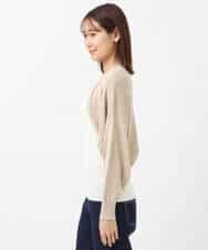 FKSGS06130 MK MICHEL KLEIN(MK ミッシェルクラン) ボレロニットカーディガン/洗える ベージュ