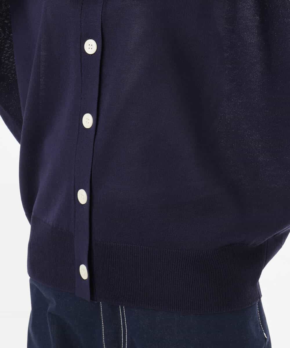 FKSHD61140 MK MICHEL KLEIN(MK ミッシェルクラン) [洗える]Vネックドルマンスリーブカーディガン ネイビー
