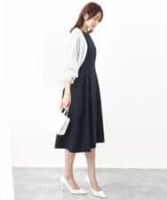 FKSHV60140 MK MICHEL KLEIN(MK ミッシェルクラン) レーシー編みモモンガニットカーディガン/洗える ベージュ