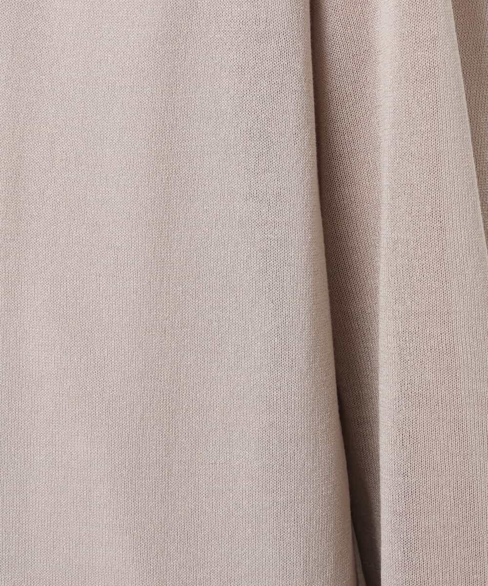 FKSIS07160 MK MICHEL KLEIN(MK ミッシェルクラン) ロングニットカーディガン/洗える ベージュ