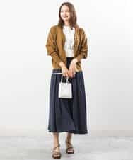 FKSJS09130 MK MICHEL KLEIN(MK ミッシェルクラン) スポンディッシュニットカーディガン/洗える ワイン