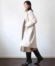 FKUAD54400 MK MICHEL KLEIN(MK ミッシェルクラン) [超軽量]エアリアルウール チェスターコート ベージュ