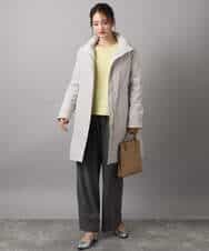 FKVAD42380 MK MICHEL KLEIN(MK ミッシェルクラン) ダウンライナー付きマルチwayモッズコート/撥水加工 ライトグレー