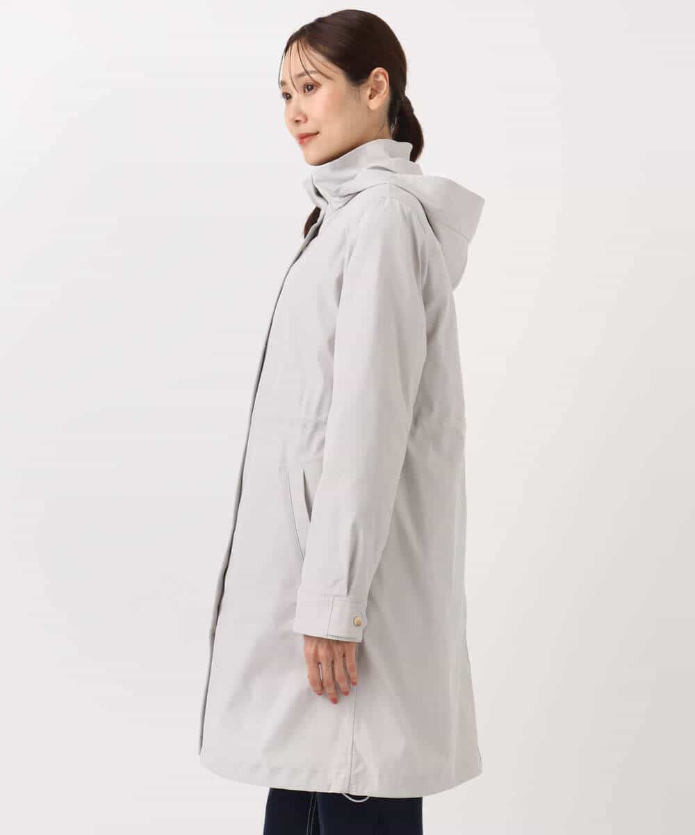 FKVAD42380 MK MICHEL KLEIN(MK ミッシェルクラン) ダウンライナー付きマルチwayモッズコート/撥水加工 ライトグレー