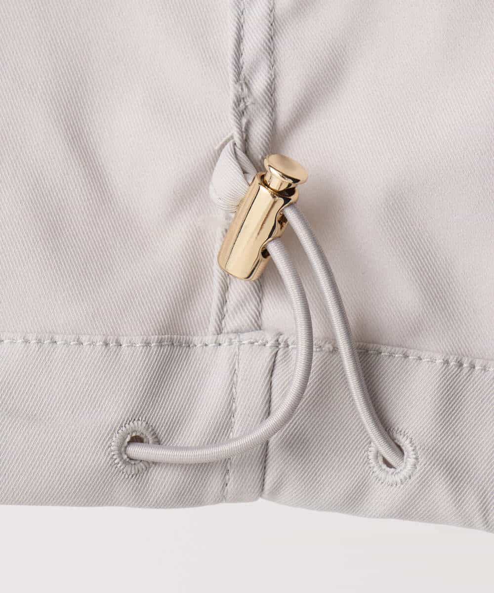 FKVAD42380 MK MICHEL KLEIN(MK ミッシェルクラン) ダウンライナー付きマルチwayモッズコート/撥水加工 ライトグレー