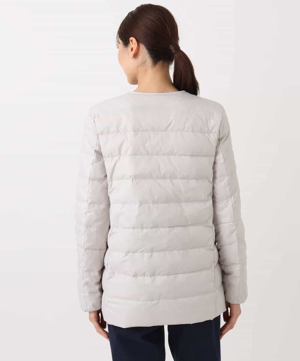 FKVAD42380 MK MICHEL KLEIN(MK ミッシェルクラン) ダウンライナー付きマルチwayモッズコート/撥水加工 ライトグレー