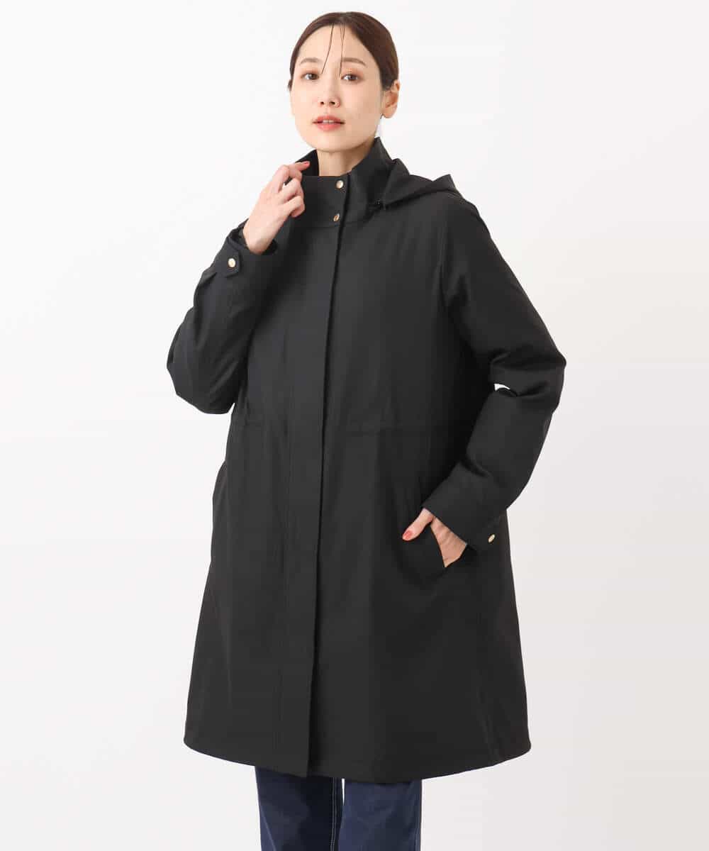 FKVAD42380 MK MICHEL KLEIN(MK ミッシェルクラン) ダウンライナー付きマルチwayモッズコート/撥水加工 ライトグレー