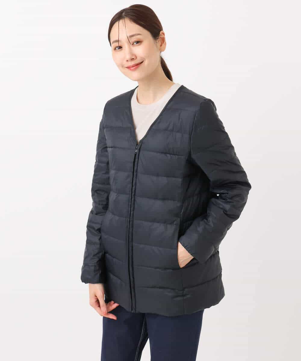 FKVAD42380 MK MICHEL KLEIN(MK ミッシェルクラン) ダウンライナー付きマルチwayモッズコート/撥水加工 ライトグレー