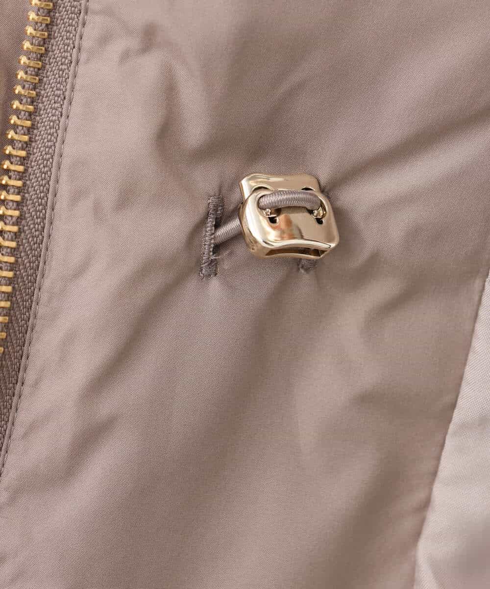 FKVAD50350 MK MICHEL KLEIN(MK ミッシェルクラン) ベーシックタフタ ロングダウンコート/撥水加工 モカ