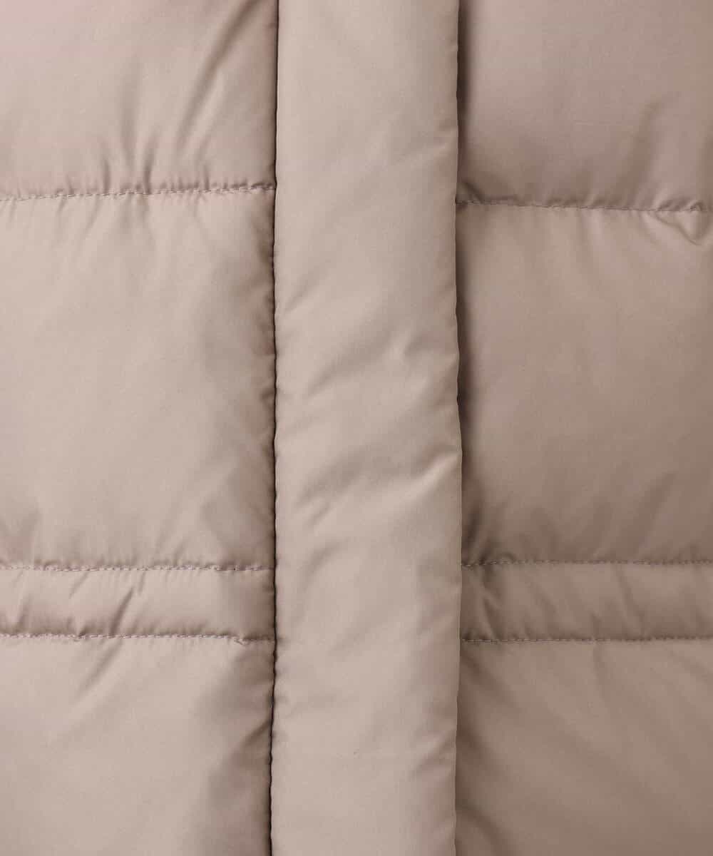 FKVAD50350 MK MICHEL KLEIN(MK ミッシェルクラン) ベーシックタフタ ロングダウンコート/撥水加工 モカ