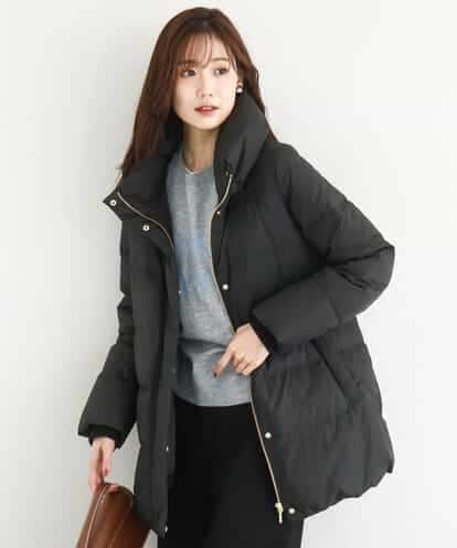 FKVAD52310 MK MICHEL KLEIN ベーシックタフタ ミドルダウンコート/撥水加工
