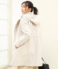 FKVAG42380 MK MICHEL KLEIN(MK ミッシェルクラン) [撥水/リサイクルダウン]ダウンライナー付きフーデットコート ベージュ