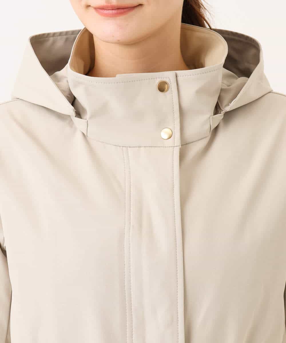 FKVAG42380 MK MICHEL KLEIN(MK ミッシェルクラン) [撥水加工]ダウンライナー付きフーデットコート ベージュ