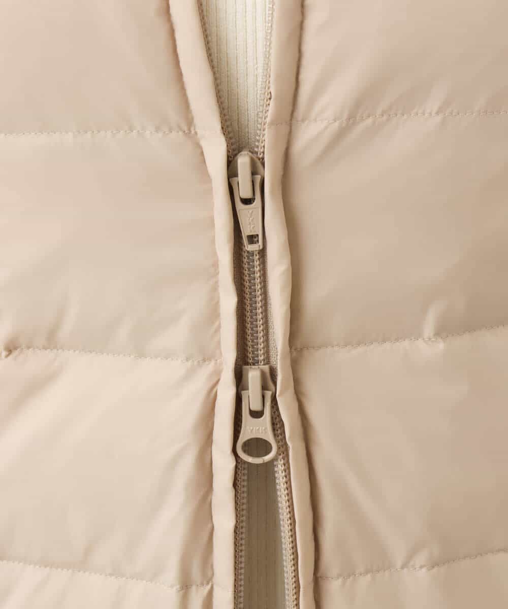 FKVAG42380 MK MICHEL KLEIN(MK ミッシェルクラン) [撥水加工]ダウンライナー付きフーデットコート ベージュ