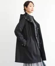 FKVAG42380 MK MICHEL KLEIN(MK ミッシェルクラン) [撥水加工]ダウンライナー付きフーデットコート ブラック