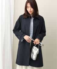 FKVFA01270 MK MICHEL KLEIN(MK ミッシェルクラン) ミドル丈ステンカラーコート/洗える ベージュ