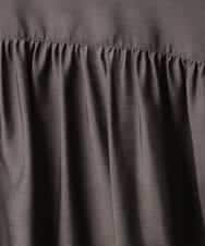 FMBAD10260 MICHEL KLEIN(ミッシェルクラン) シアーAラインブラウス ブラウン