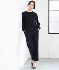 FMBAG04190 MICHEL KLEIN(ミッシェルクラン) フロントレースブラウス ベージュ