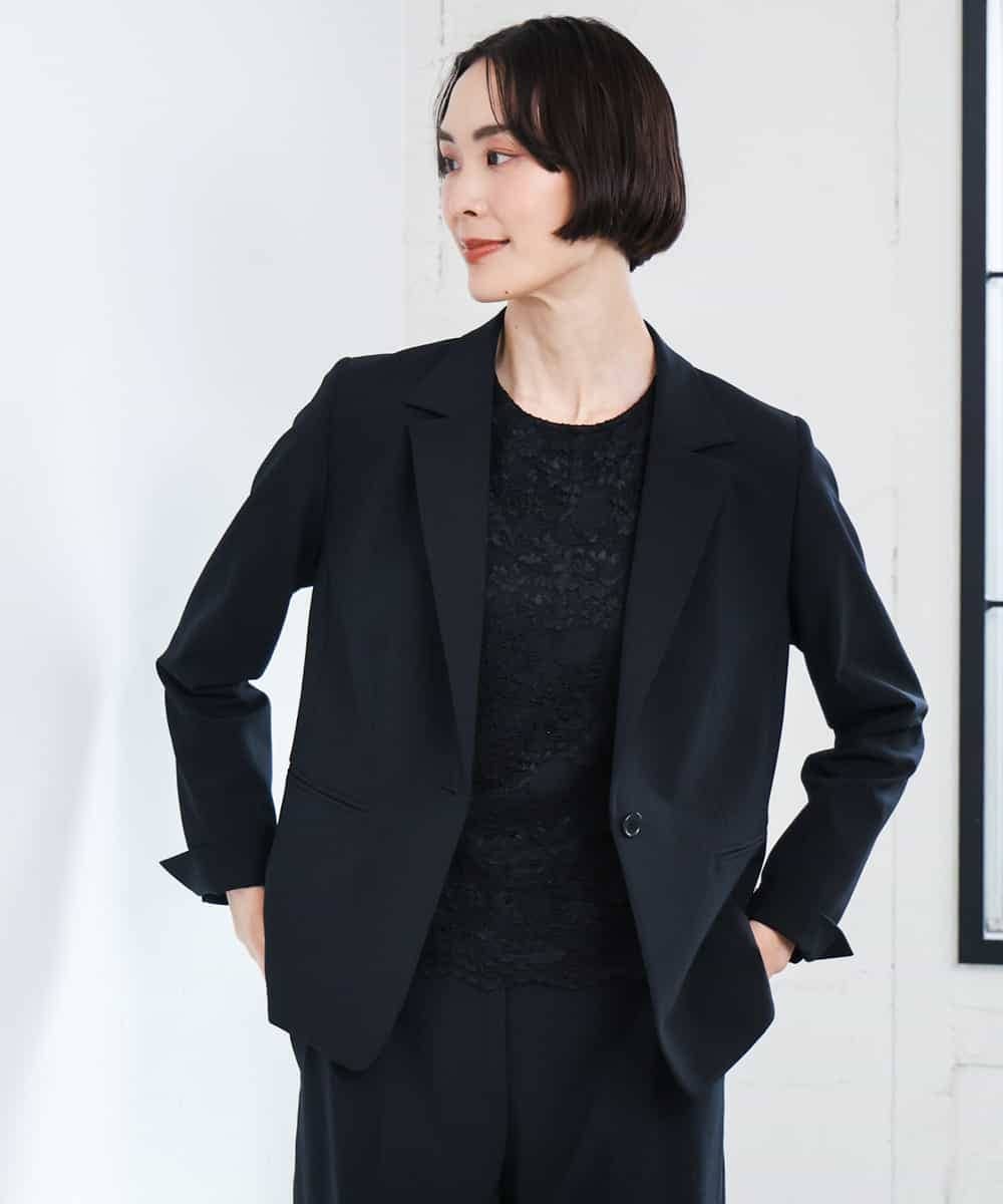 FMBAG04190 MICHEL KLEIN(ミッシェルクラン) フロントレースブラウス ベージュ